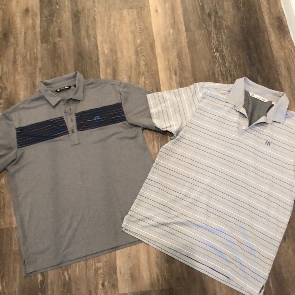 2 Travis Matthews Golf Shirts